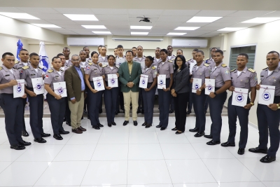 CND capacita y certifica a cadetes Policía Nacional en Prevención de la Drogodependencia